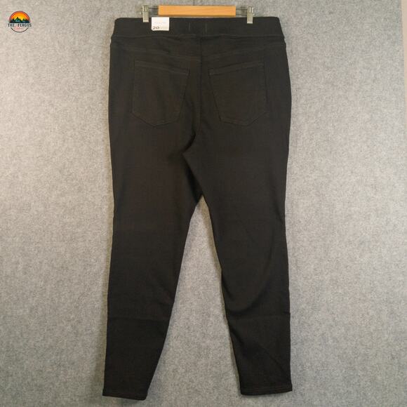 NWT Lane Bryant Jegging Jeans Black High Rise Stretch Pockets Women's Plus Sz 20 - Picture 2 of 10
